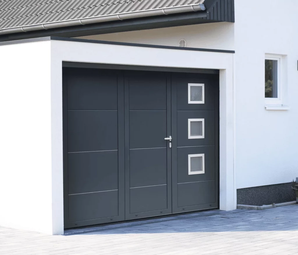 Portes battantes en aluminium, design moderne et matériaux résistants aux intempéries